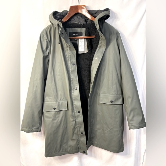 Vero Moda Olive Green Rain Jacket - Picture 3 of 11